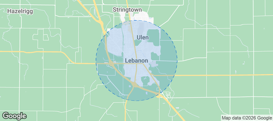 Lebanon Airbnb map
